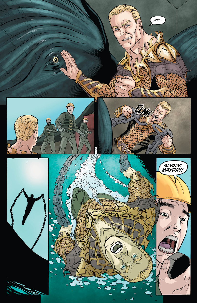 Illustration for article titled Aquaman Isn’t Happy In This Preview of Next Week’s Injustice #4